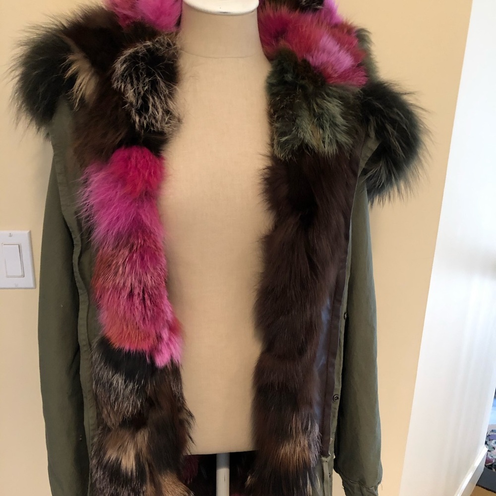 Mr & Mrs furs  army coat